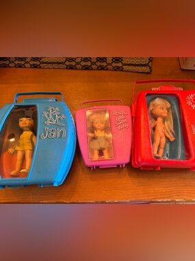 Remco Doll Vintage 1960s Heidi,Jan, and Heidi’s Little Sister Hildy